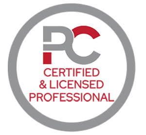 Certified and Licensed Professionals Badge